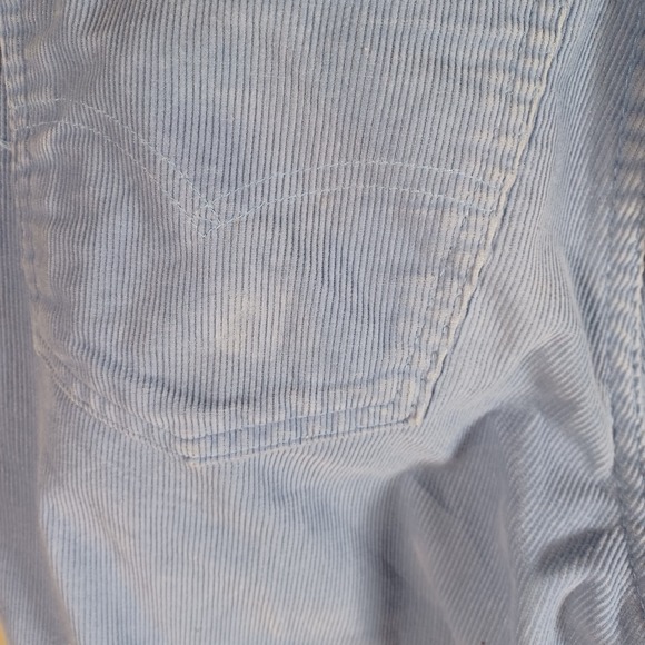 Levis Vintage 517 Sky Blue Corduroy Straight Bootcut Pants White Tab Retro 33 - Picture 4 of 10